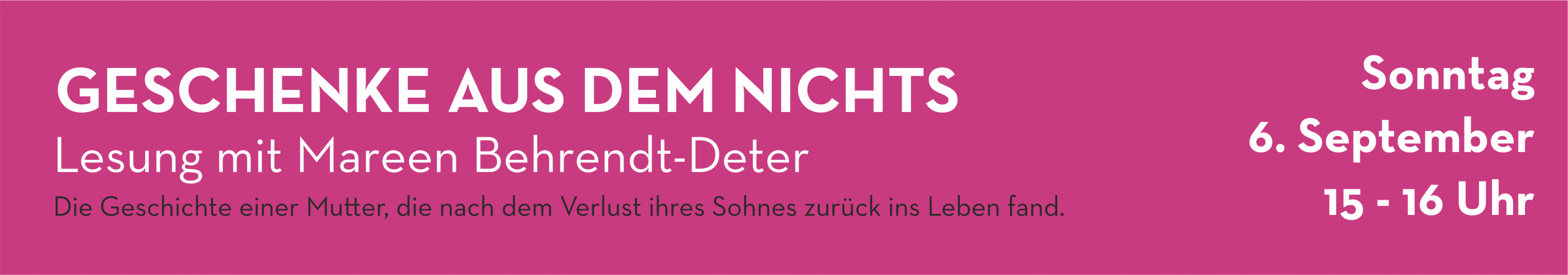 Geschenke aus dem Nichts